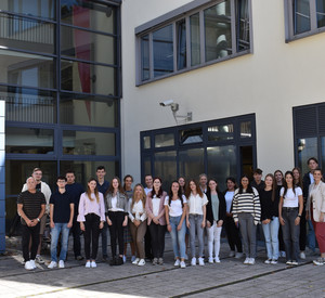 Gruppenbild der Rechtspflegeranwärterinnen und -anwärter